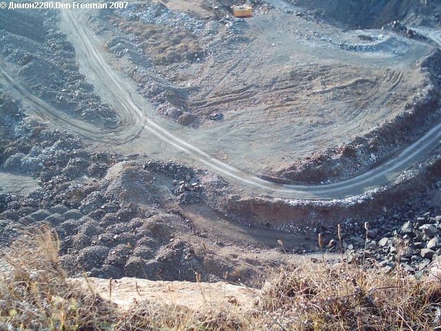Нижний Тагил, экскурсия на смотровую площадку ВГОК, шахту, 2008 год