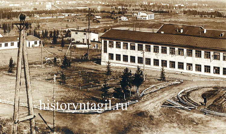 Управление строительством, промышленная площадка и жилой поселок Тагилстроя, 1935 год