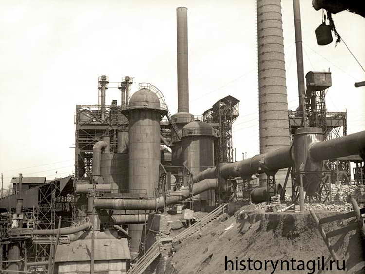Доменный цех. Нижнетагильский металлургический завод. 1932.