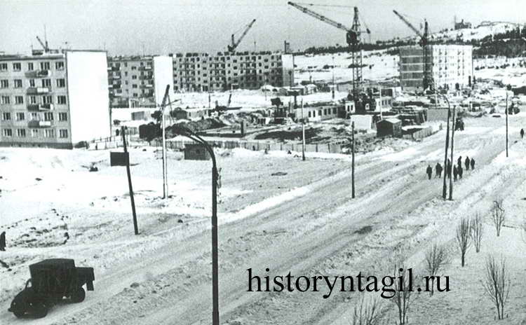 Строительство дома №95 на Ленинградском проспекте. 1970-е годы